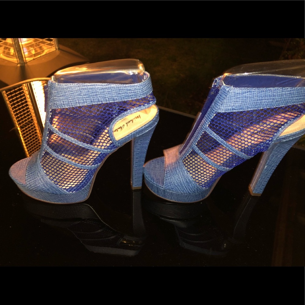 Blue Ladies High Heel